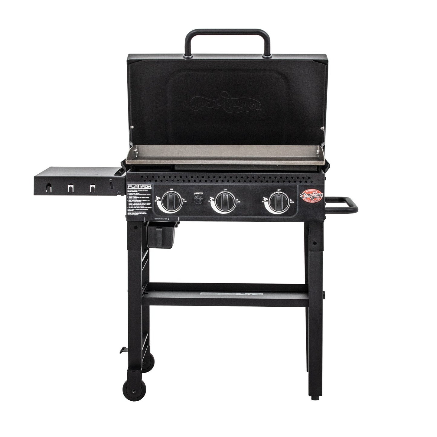 Char-Griller 3 Burner Flat Iron Gas Griddle Plancha BBQ