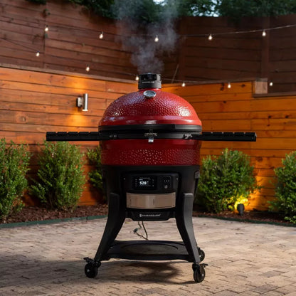 Big Joe Konnected Kamado Joe Ceramic Charcoal BBQ